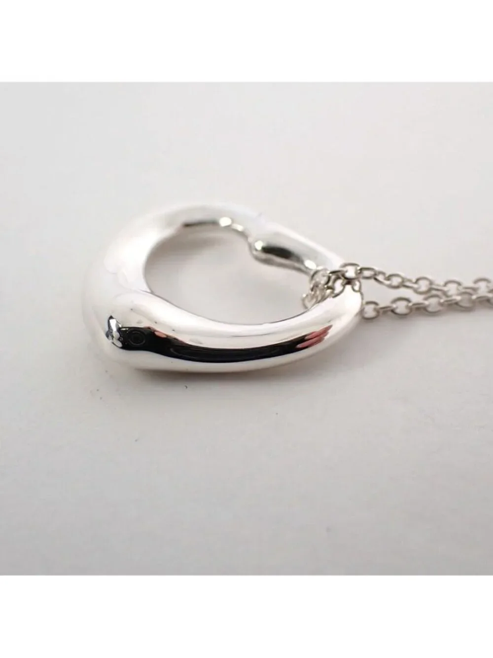 Tiffany & Co 925 Open Heart Pendant